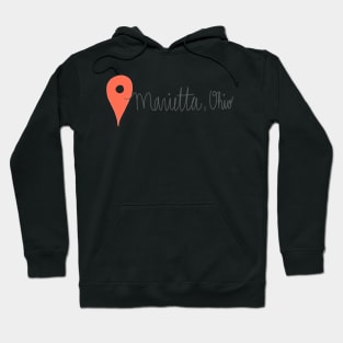 Marietta Location Pin Hoodie